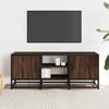 TV-taso ruskea tammi 100x35x41 cm tekninen puu ja metalli
