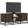 TV-taso ruskea tammi 100x35x41 cm tekninen puu ja metalli