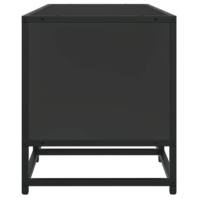 Musta tv-kaappi Studio 120x35x41cm (suunniteltu puu ja metalli)