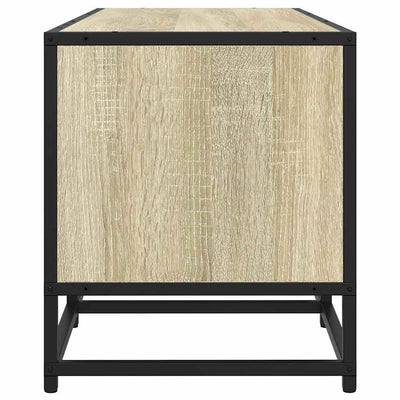 TV-taso Sonoma-tammi 120x35x41 cm tekninen puu ja metalli