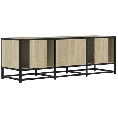 TV-taso Sonoma-tammi 120x35x41 cm tekninen puu ja metalli