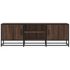 Ruskea tv-taso Studio 120x35x41cm (puinen ja metalli)