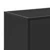 TV-kaappi Musta 160x35x41 cm Suunniteltu puu ja metalli