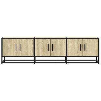 TV-taso Sonoma-tammi 150x35x41 cm tekninen puu ja metalli