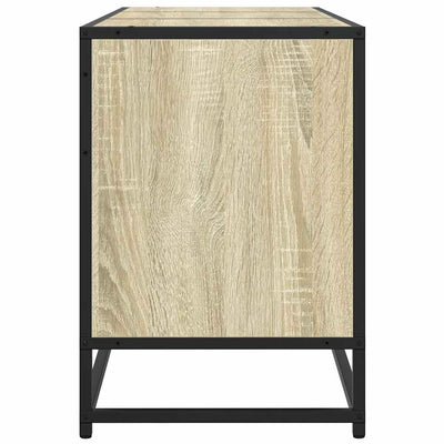 TV-taso Sonoma-tammi 150x35x41 cm tekninen puu ja metalli