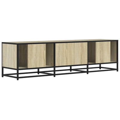 TV-taso Sonoma-tammi 150x35x41 cm tekninen puu ja metalli