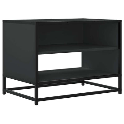 TV-kaappi musta 61x40x46 cm suunniteltu puu ja metalli