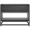 TV-taso harmaa Sonoma 61x40x46 cm tekninen puu ja metalli