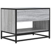 TV-taso harmaa Sonoma 61x40x46 cm tekninen puu ja metalli