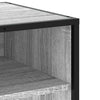 TV-taso harmaa Sonoma 61x40x46 cm tekninen puu ja metalli