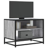 TV-taso harmaa Sonoma 61x40x46 cm tekninen puu ja metalli