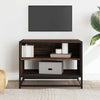 TV-taso ruskea tammi 61x40x46 cm tekninen puu ja metalli