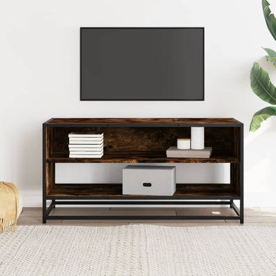 TV-taso savutammi 91x40x46 cm tekninen puu ja metalli
