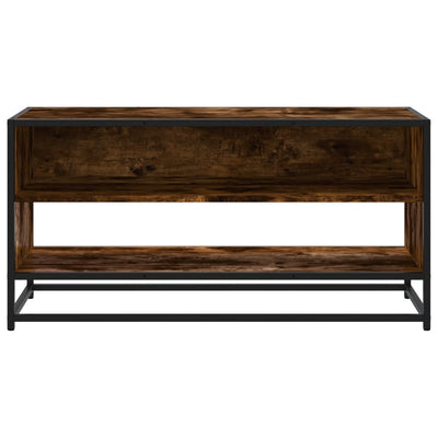TV-taso savutammi 91x40x46 cm tekninen puu ja metalli