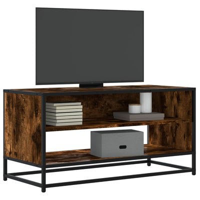 TV-taso savutammi 91x40x46 cm tekninen puu ja metalli