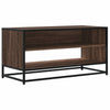 TV-taso ruskea tammi 91x40x46 cm tekninen puu ja metalli