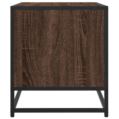 TV-taso ruskea tammi 91x40x46 cm tekninen puu ja metalli