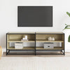 TV-taso Sonoma-tammi 120,5x40x46 cm tekninen puu ja metalli