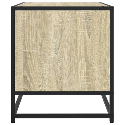 TV-taso Sonoma-tammi 120,5x40x46 cm tekninen puu ja metalli