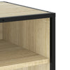 TV-taso Sonoma-tammi 120,5x40x46 cm tekninen puu ja metalli