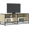 TV-taso Sonoma-tammi 120,5x40x46 cm tekninen puu ja metalli
