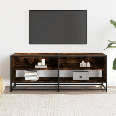 TV-taso savutammi 120,5x40x46 cm tekninen puu ja metalli