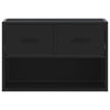 TV-taso musta 60x31x39,5 cm tekninen puu ja metalli