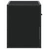 TV-taso musta 60x31x39,5 cm tekninen puu ja metalli