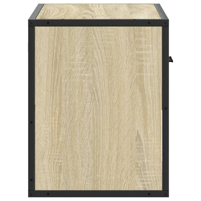 TV-taso Sonoma-tammi 60x31x39,5 cm tekninen puu ja metalli