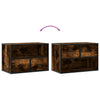 TV-taso savutammi 60x31x39,5 cm puu ja metalli