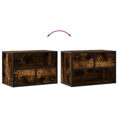TV-taso savutammi 60x31x39,5 cm puu ja metalli
