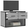 TV-taso harmaa Sonoma 60x31x39,5 cm tekninen puu ja metalli