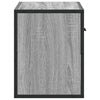 TV-taso harmaa Sonoma 60x31x39,5 cm tekninen puu ja metalli