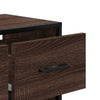 TV-taso ruskea tammi 60x31x39,5 cm tekninen puu ja metalli