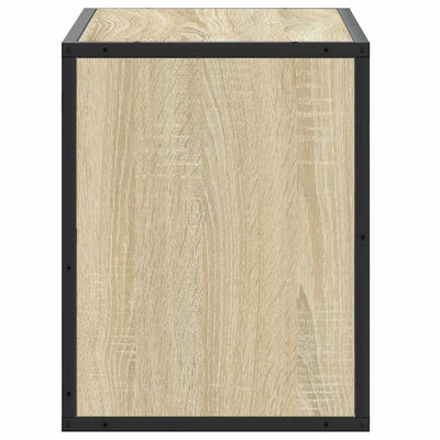 TV-taso Sonoma-tammi 60x31x39,5 cm tekninen puu ja metalli