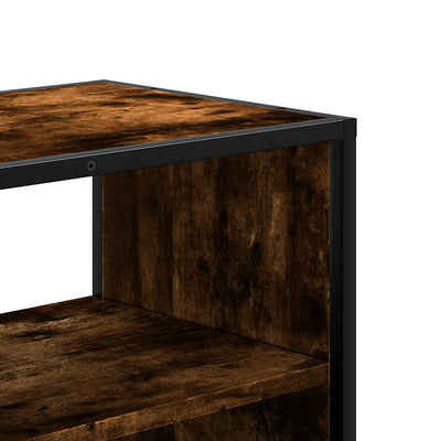 TV-taso savutammi 60x31x39,5 cm tekninen puu ja metalli