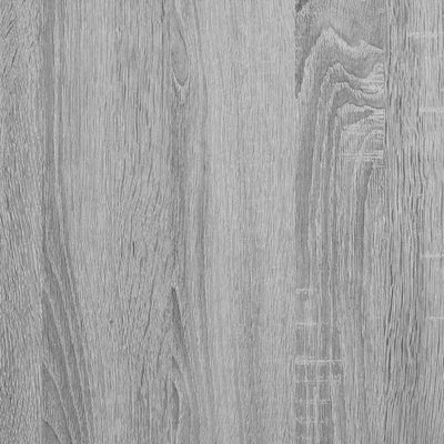 TV-taso harmaa Sonoma 60x31x39,5 cm tekninen puu ja metalli