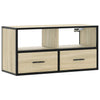 TV-taso Sonoma-tammi 80x31x39,5 cm tekninen puu ja metalli