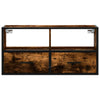 TV-taso savutammi 80x31x39,5 cm tekninen puu ja metalli