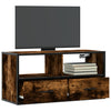 TV-taso savutammi 80x31x39,5 cm tekninen puu ja metalli
