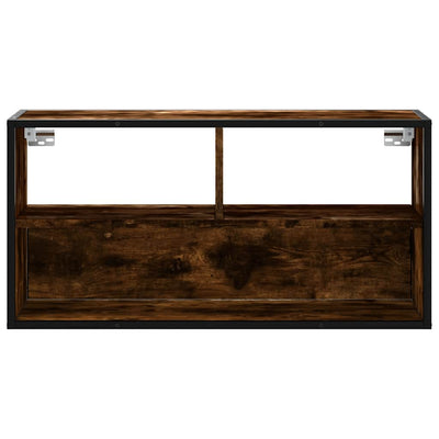 TV-taso savutammi 80x31x39,5 cm tekninen puu ja metalli