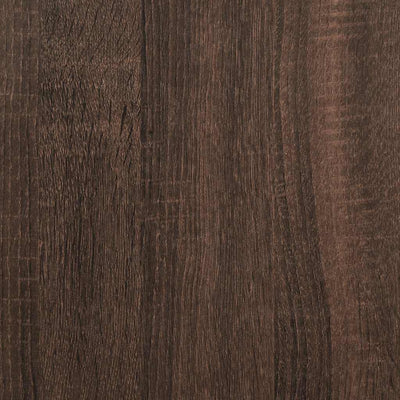 TV-taso ruskea tammi 80x31x39,5 cm tekninen puu ja metalli