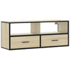 TV-taso Sonoma-tammi 100x31x39,5 cm tekninen puu ja metalli