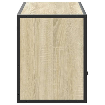 TV-taso Sonoma-tammi 100x31x39,5 cm tekninen puu ja metalli