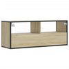 TV-taso Sonoma-tammi 100x31x39,5 cm tekninen puu ja metalli