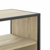 TV-taso Sonoma-tammi 100x31x39,5 cm tekninen puu ja metalli