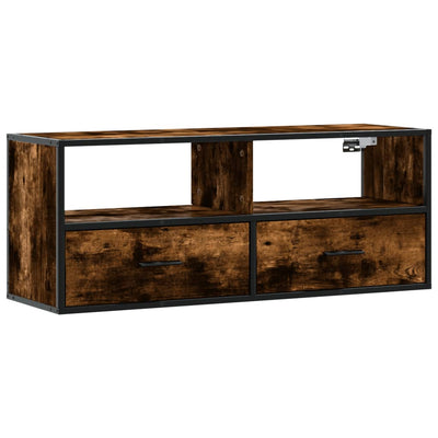TV-taso savutammi 100x31x39,5 cm tekninen puu ja metalli