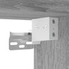 TV-taso harmaa Sonoma 100x31x39,5 cm tekninen puu ja metalli