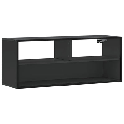 TV-taso musta 100x31x39,5 cm tekninen puu ja metalli