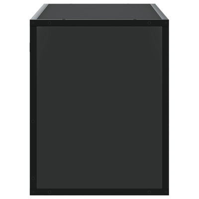 TV-taso musta 100x31x39,5 cm tekninen puu ja metalli